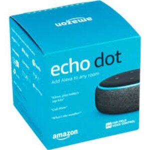 NWT Amazon Echo Dot (3rd Generation) Smart Speaker - Charcoal